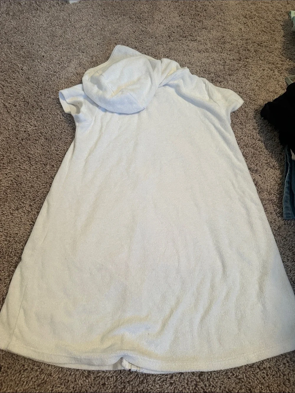 White swim coverup size 7-8